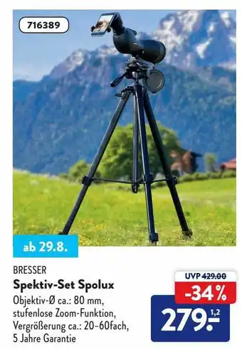 Aldi Nord Bresser spektiv-set spolux Angebot