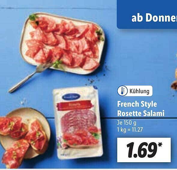 French style rosette salami Angebot bei Lidl