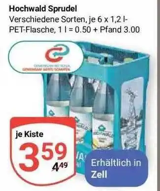 Globus Hochwald sprudel Angebot