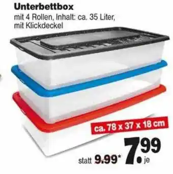 Repo Markt Unterbettbox Angebot