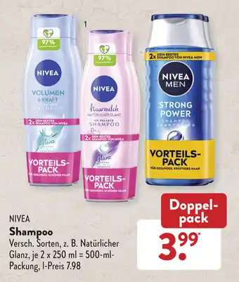 Aldi Süd Nivea Shampoo 500 ml Packung Angebot