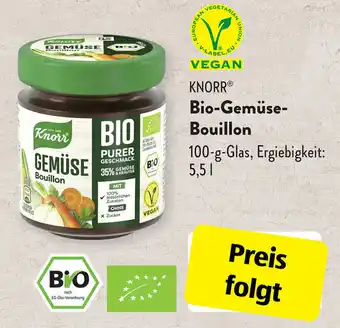 Aldi Süd Knorr Bio Gemüse Bouillon 100 g Glas Angebot