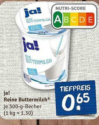 nahkauf Ja! reine buttermilch Angebot