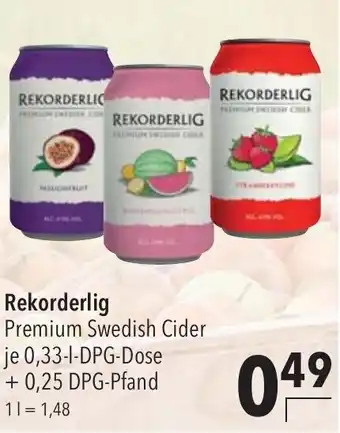 CITTI Markt Rekorderlig Premium Swedish Cider 0,33 l Angebot