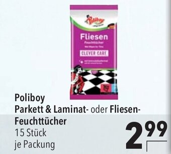 CITTI Markt Poliboy Parkett & Laminat oder Fliesen-Feuchttücher Angebot