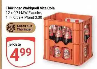 Globus Thüringer waldquell vita cola Angebot