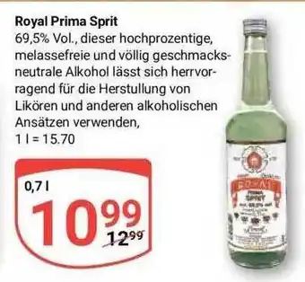 Globus Royal prima sprit Angebot