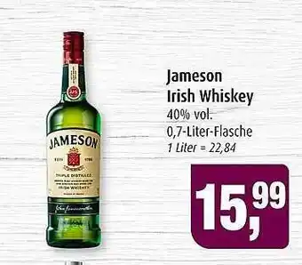 Markant Jameson irish whiskey Angebot