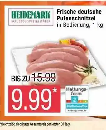 Marktkauf Frische deutsche putenschnitzel heidemark Angebot