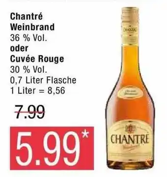 Marktkauf Chantré weinbrand oder cuvée rouge Angebot