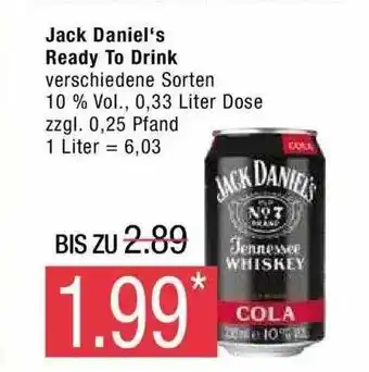 Marktkauf Jack daniel's ready to drink Angebot