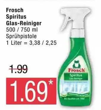 Marktkauf Frosch spiritus glas-reiniger Angebot