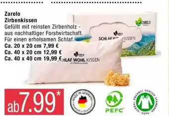 Marktkauf Zarelo zirbenkissen Angebot