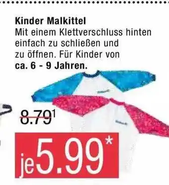 Marktkauf Kinder malkittel Angebot