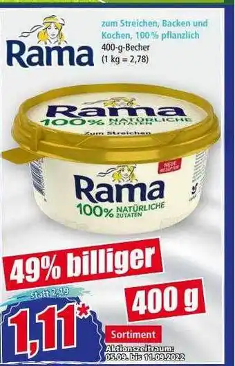 Norma Rama Angebot