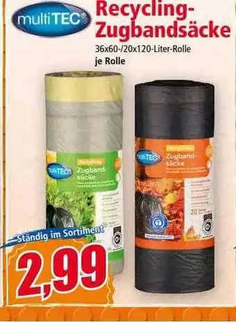 Norma Multitec recycling-zugbandsäcke Angebot