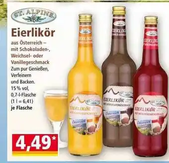 Norma Eierlikör st. alpine Angebot