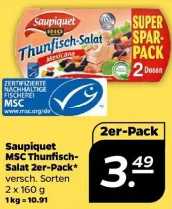 NETTO Saupiquet MSC Thunfisch Salat 2er Pack Angebot