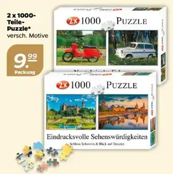 NETTO 2 x 1000 Teile Puzzle Angebot