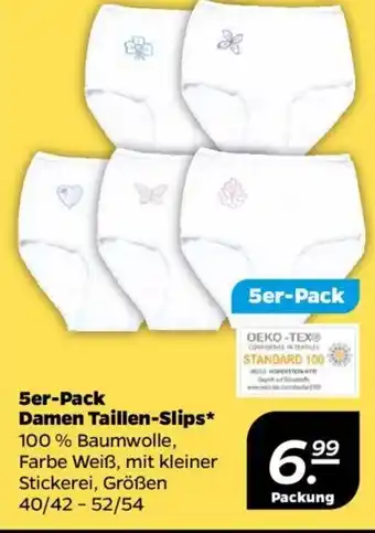 NETTO 5er Pack Damen Taillen Slips Angebot