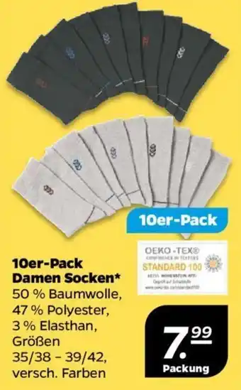 NETTO 10er Pack Damen Socken Angebot