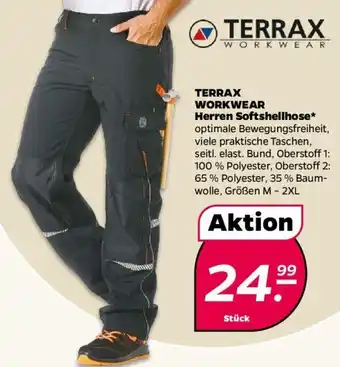 NETTO Terrax Workwear Herren Softshellhose Angebot