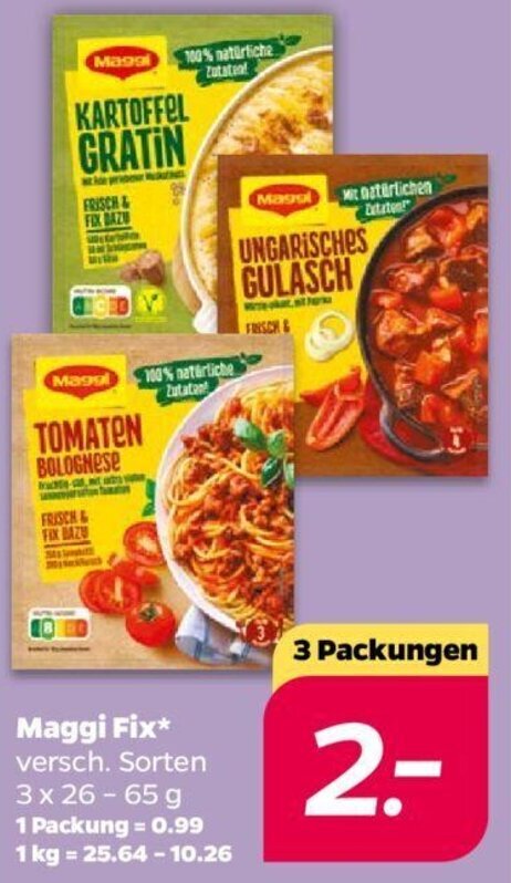 Maggi Fix Angebot