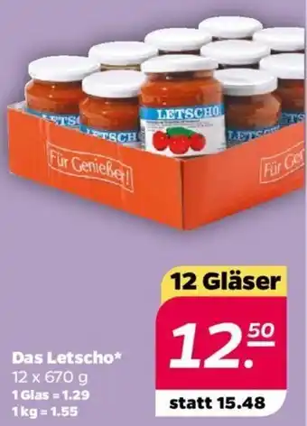 NETTO Das Letscho 12 x 670 g Angebot