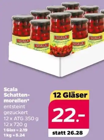 NETTO Scala Schattenmorellen 12 x 720 g Angebot