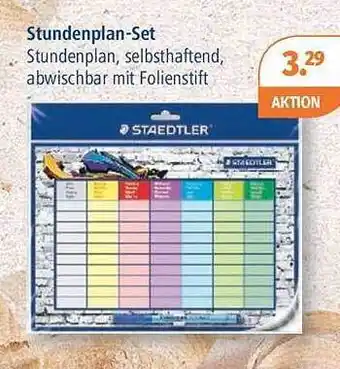 Müller Stundenplan-set Angebot