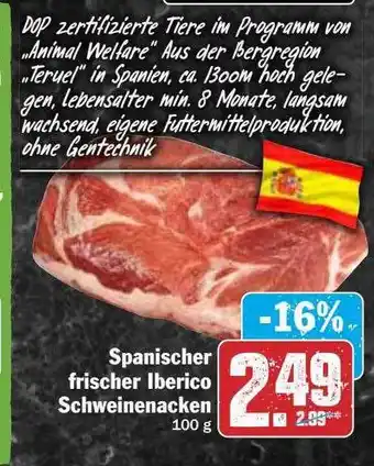 Hit Spanischer frischer iberico schweinenacken Angebot