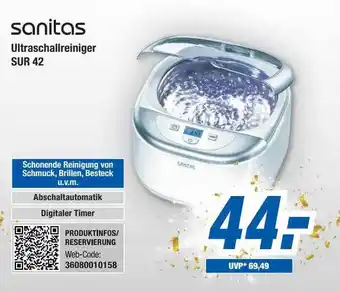 Expert Bening Sanitas ultraschallreiniger sur 42 Angebot