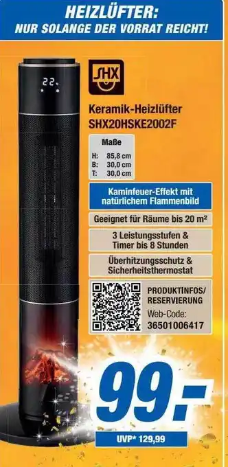 Expert Bening Shx keramik-heizlüfter shx20hske2002f Angebot