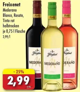 Lösch Depot Freixenet Mederaño 0,75 L Flasche Angebot