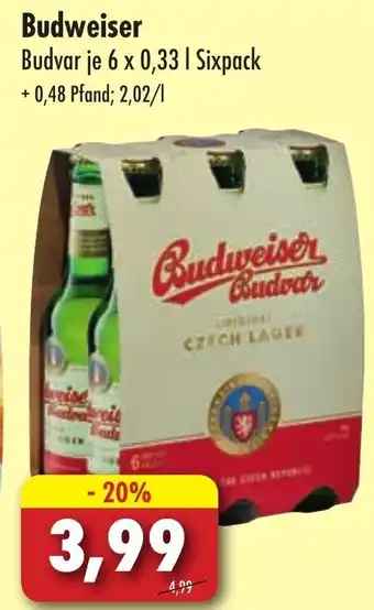 Lösch Depot Budweiser Budvar 6x0,33 L Angebot