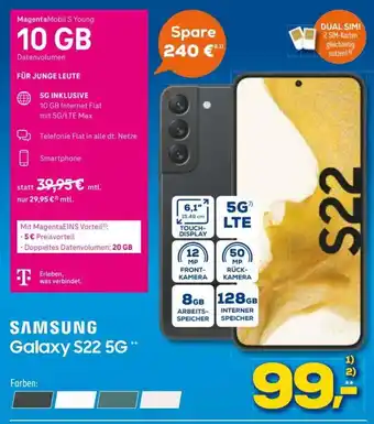 Euronics Samsung Galaxy S22 5G Angebot