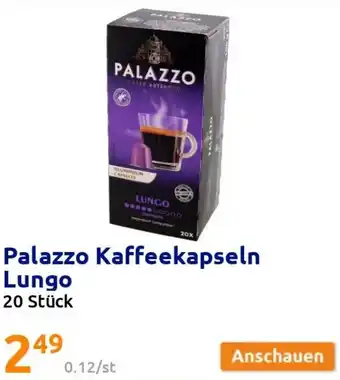 Action Palazzo Kaffeekapseln Lungo 20 Stück Angebot