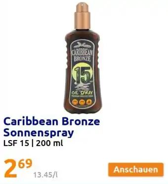 Action Caribbean Bronze Sonnenspray LSF 15 | 200 ml Angebot