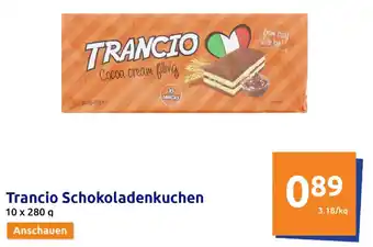 Action Trancio Schokoladenkuchen 10 x 280 g Angebot