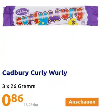 Action Cadbury Curly Wurly 3 x 26 Gramm Angebot