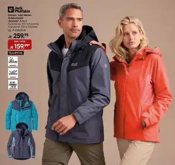 Galeria Jack Wolfskin Damen oder Herren Outdoorjacke ,,Towada" 3in1 Angebot