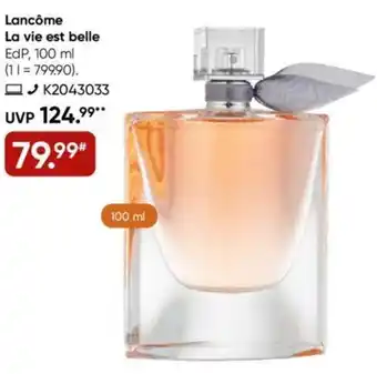 Galeria Lancôme La Vie est Belle EdP, 100 ml Angebot