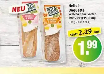 Markant Hello! Baguette 200-250g Angebot