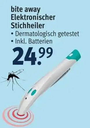 Rossmann Bite away Elektronischer Stichheiler Angebot