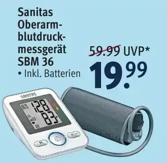 Rossmann Sanitas Oberarmblutdruckmessgerät SBM 36 Angebot