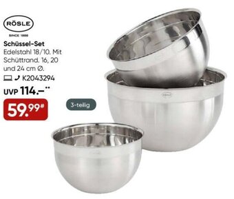 Galeria Rösle Schüssel Set Angebot
