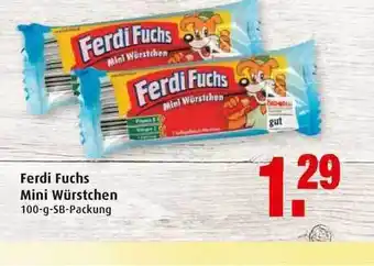 Markant Ferdi Fuchs Mini Würstchen 100g Angebot