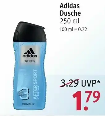 Rossmann Adidas Dusche 250ml Angebot