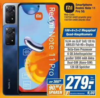 HEM Expert Xiaomi Smartphone Redmi Note 11 Pro 5G Angebot