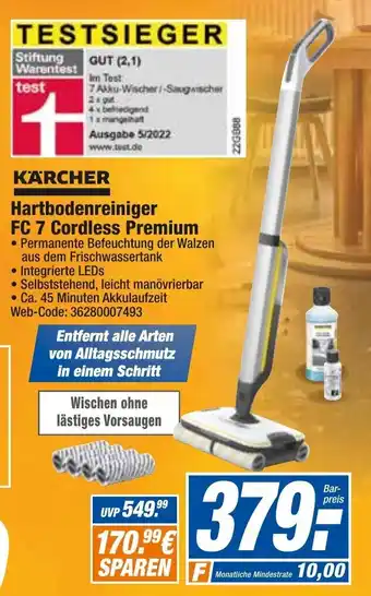 HEM Expert Kärcher Hartbodenreiniger FC 7 Cordless Premium Angebot